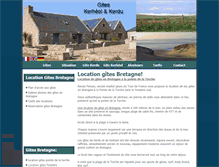 Tablet Screenshot of gites-bretagne-finistere-latorche.com
